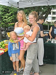 Katherine, friend and sons