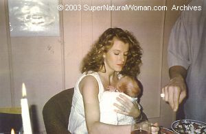 Kaelin, Daddy + I on Father's Day 1996