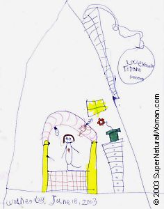 Kaelin's drawing for Dana