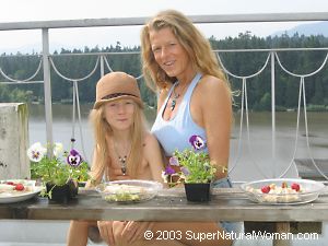 Katherine and Kaelin enjoying a summer day