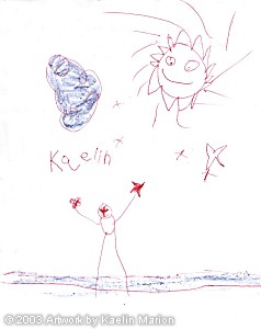 Kaelin holding Starfish